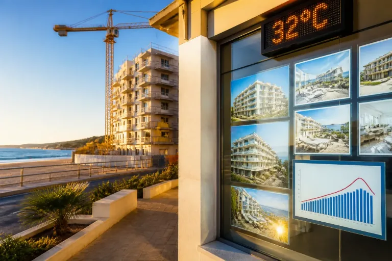 Immobilier neuf en bord de mer: le littoral résiste, malgré un repli sur un an