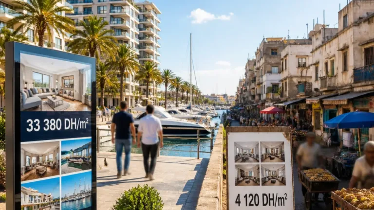 Immobilier au Maroc : un mètre carré qui peut valoir cinq fois plus selon le quartier