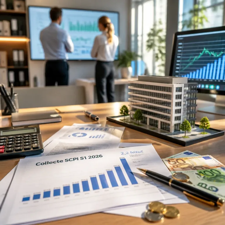 La collecte des SCPI se stabilise au S1 2026, à 2,2 milliards d'euros