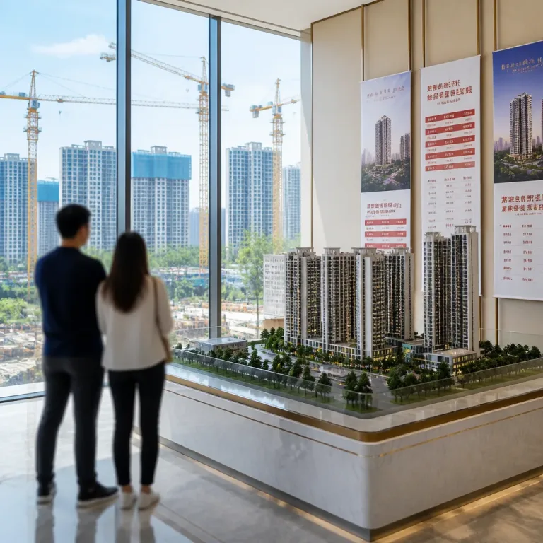 Les prix du neuf en Chine reculent encore mais l'élan baissier montre de timides signes d'atténuation