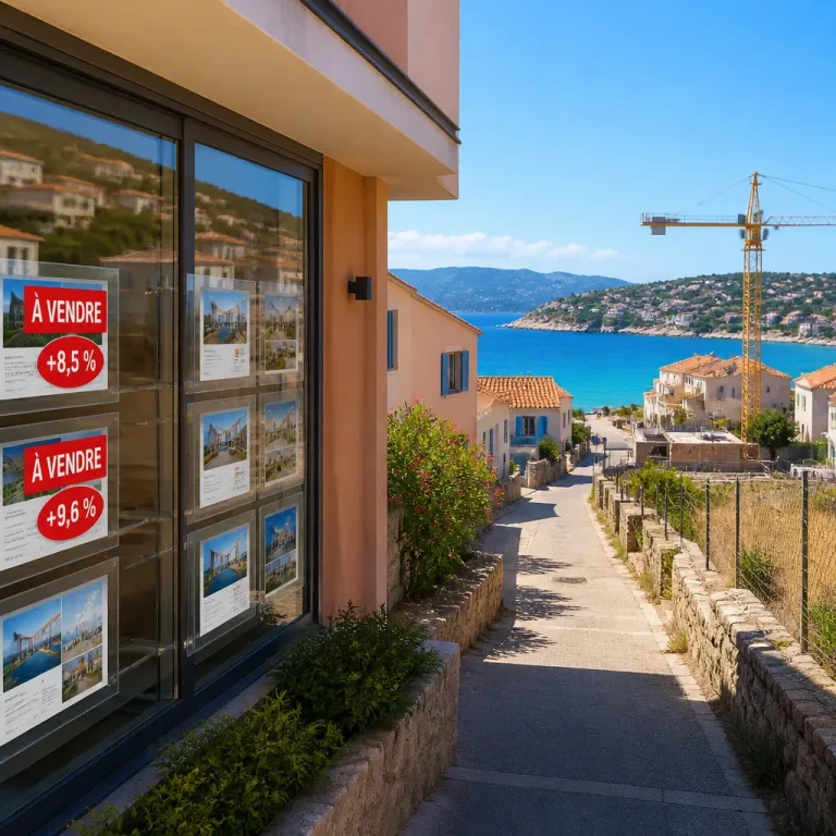La Corse accélère : des prix immobiliers littoraux en nette remontée