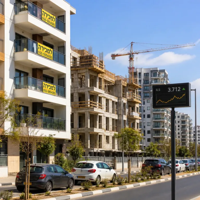 Immobilier en Israël : légère reprise après une année de recul, mais la situation reste fragile
