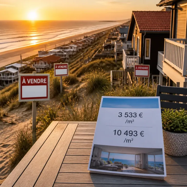 Prix du littoral landais : fenêtres d'achat malgré des corrections modérées