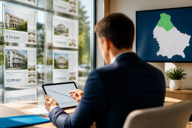 Prix de l’immobilier au Luxembourg : repli national, seul le Nord résiste