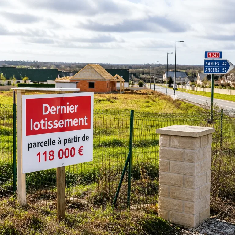 Ancenis-Saint-Géréon : dernière chance pour trouver un terrain, le mètre carré se vend à prix d’or