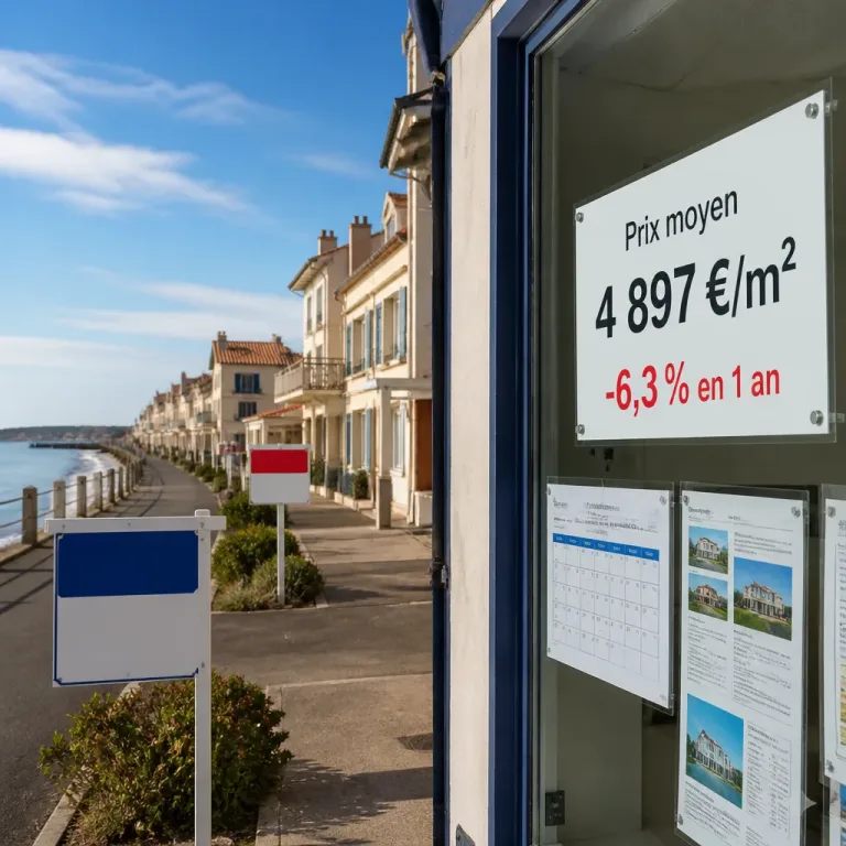 Les prix de l'immobilier reculent à Andernos-les-Bains : -6,3 % en un an, perspectives de stabilisation