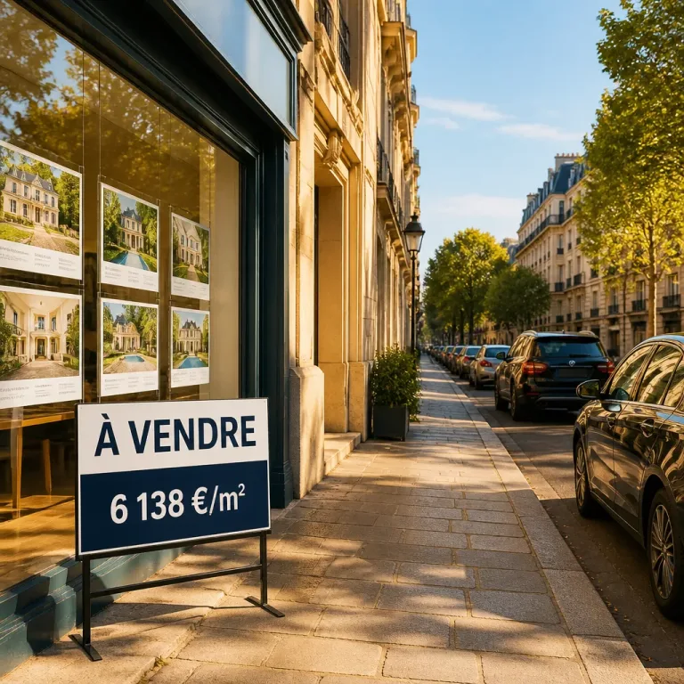Versailles : le prix médian des appartements atteint 6 138 €/m² en 2025, marché en phase de stabilisation