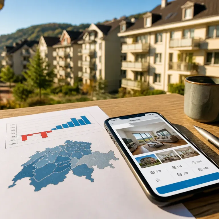 Les loyers suisses fléchissent en juillet dans 15 cantons mais restent stables sur un mois