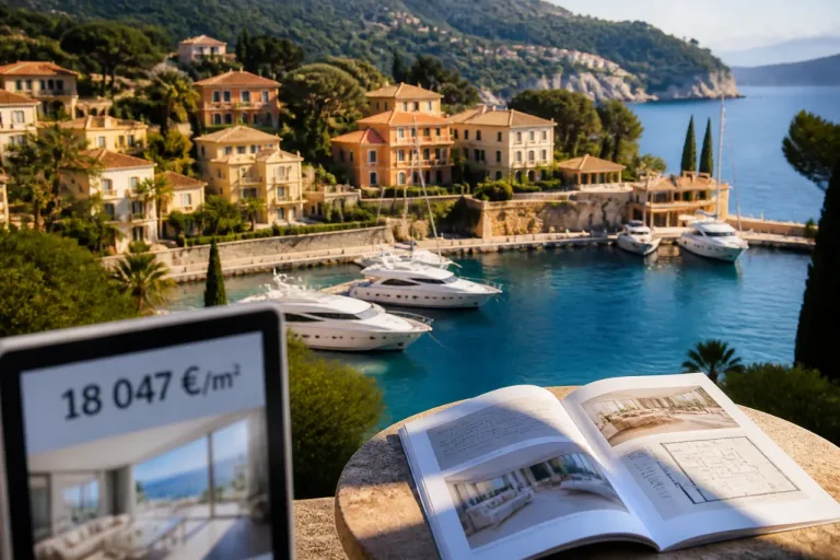 Prix en bord de mer : Saint-Jean-Cap-Ferrat culmine à 18 047 €/m², les littoraux divergent