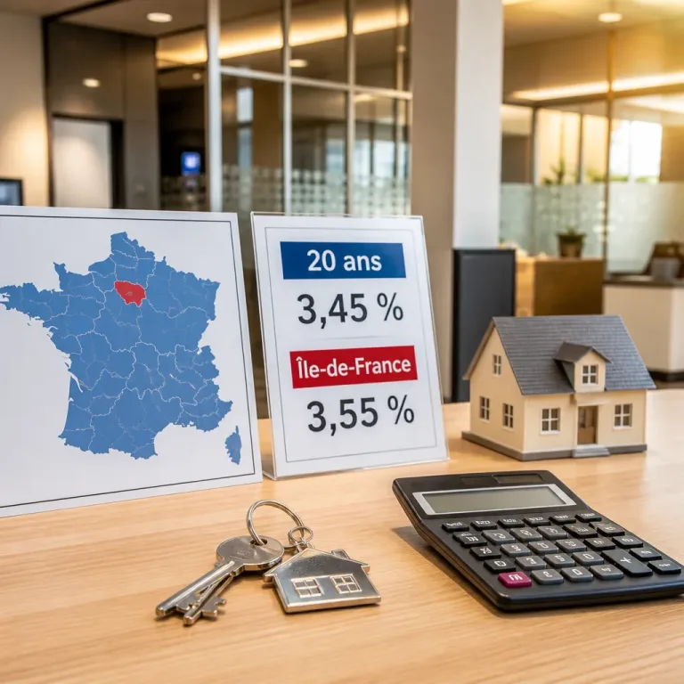 Crédit immobilier en juillet : stabilité nationale, l’Île-de-France se renchérit
