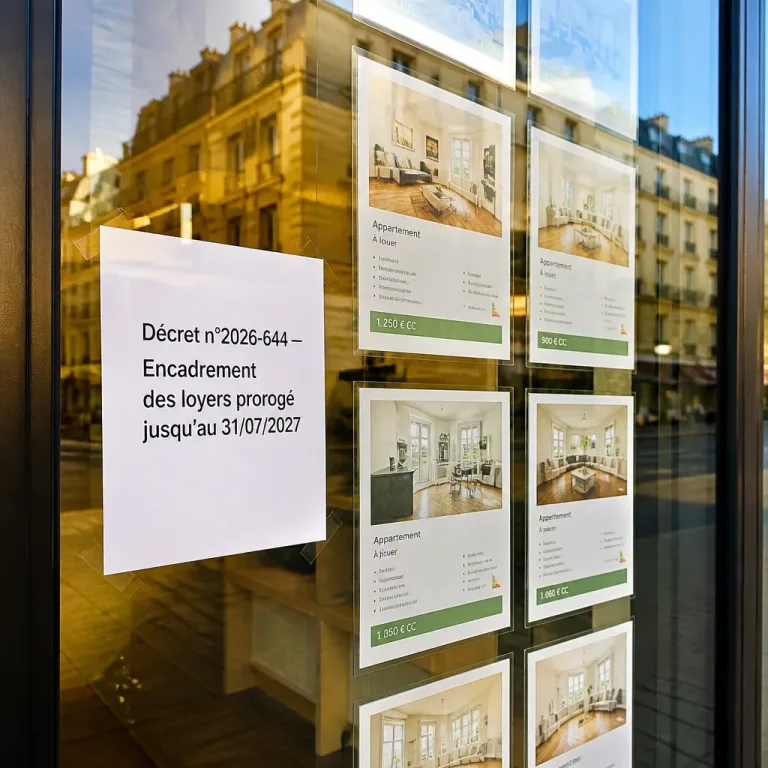 Le décret du 20 juillet 2026 reconduit l'encadrement des loyers jusqu'au 31 juillet 2027