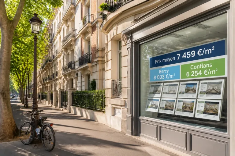 Charenton-le-Pont : des prix stabilisés à 7 459 €/m², Bercy tire le marché