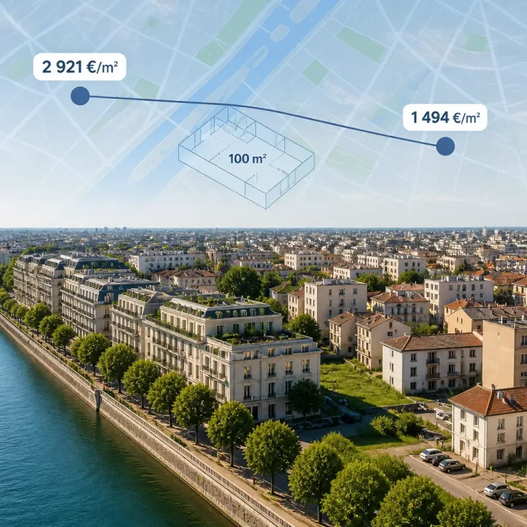 À Liège, l'emplacement fait varier le prix au mètre carré de près de 50 %