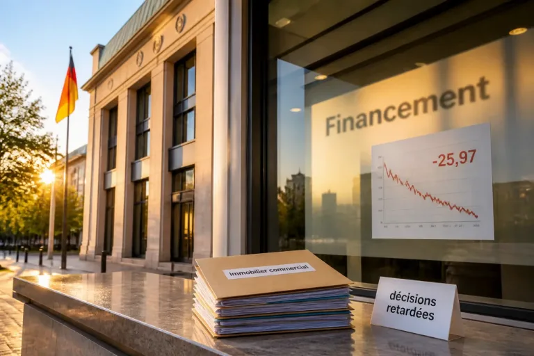 Le moral des financeurs allemands de l’immobilier commercial s’effondre au 2e trimestre
