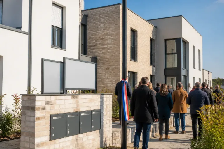 12 logements sociaux inaugurés à La Bruffière : loyers entre 294 € et 519 €, conception RE2020