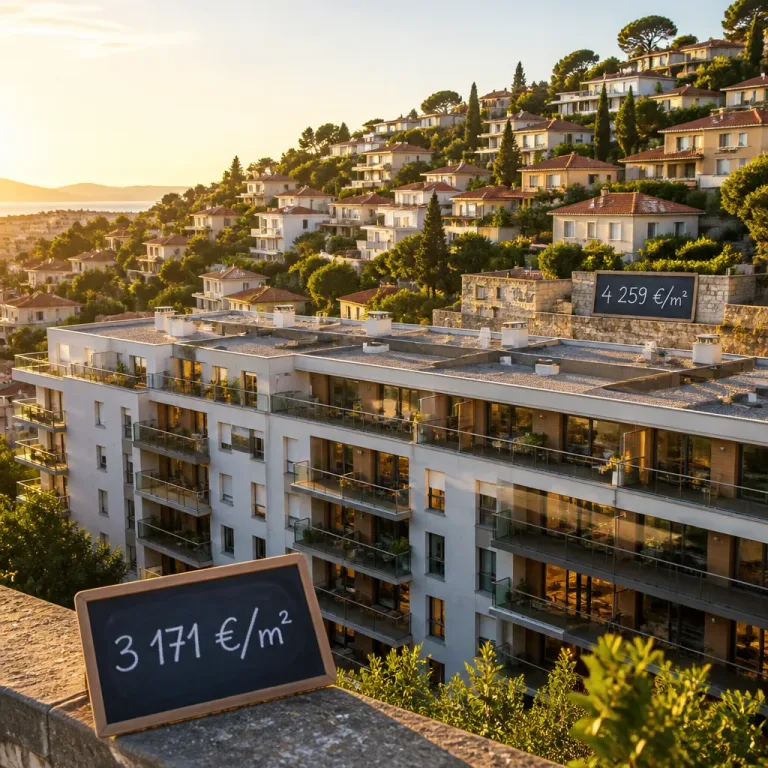 Toulon : les maisons pèsent sur les prix, les appartements reculent légèrement en octobre 2026