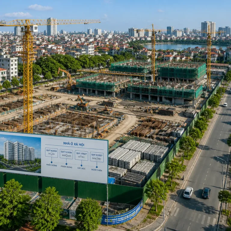 Hanoï accélère le logement social : 114 chantiers visés au second semestre 2026