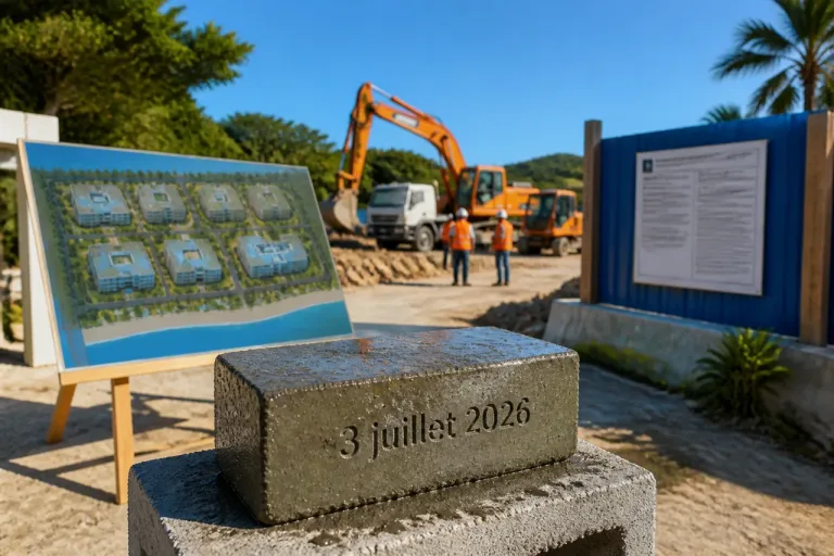 Début du chantier « Horizon » : près de 500 logements lancés sur la Route des plages à Rémire-Montjoly