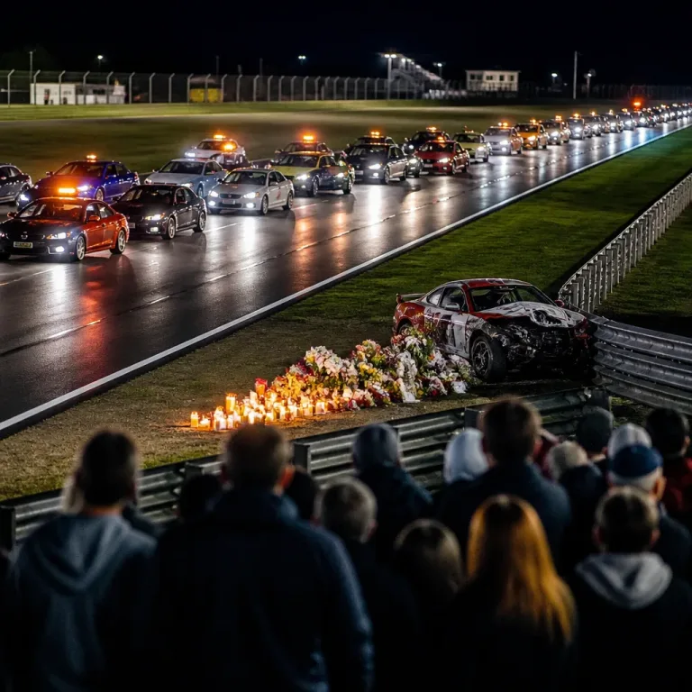 Hommage et convoi à Sanair après la mort d’un passionné de course de 44 ans