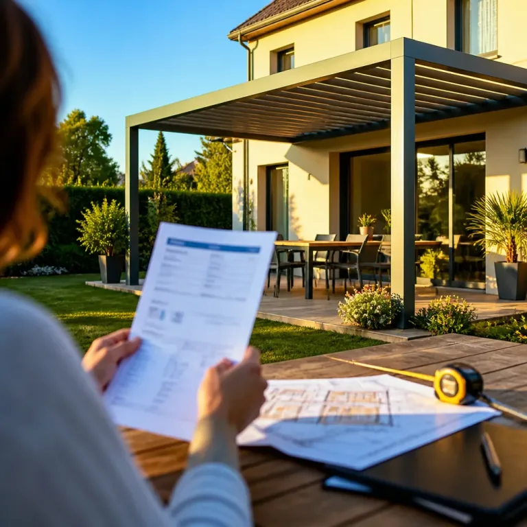 Pergola bioclimatique : quand un supplément apparaît sur la taxe foncière