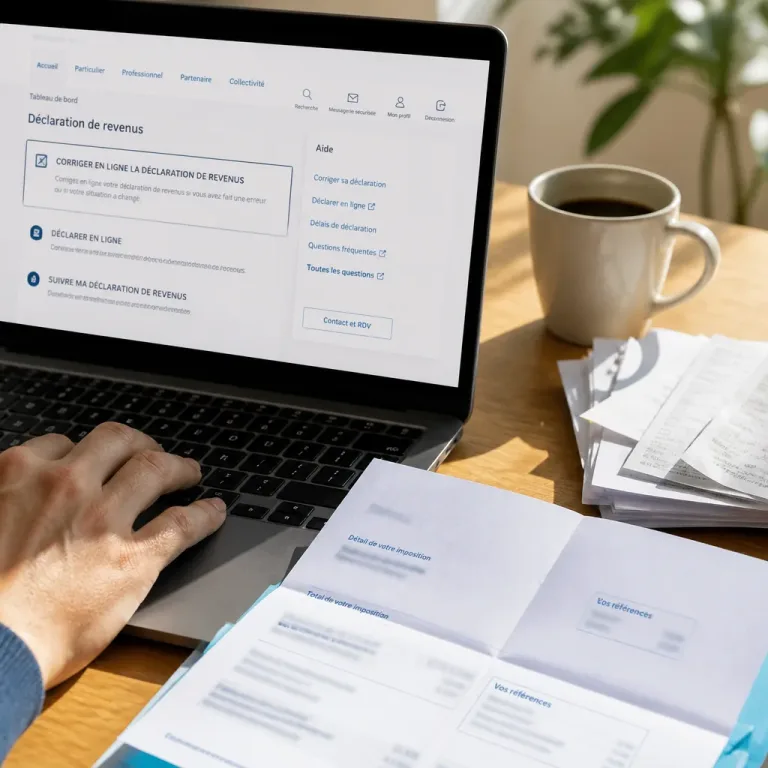 Déclaration 2026 : comment corriger en ligne votre déclaration de revenus