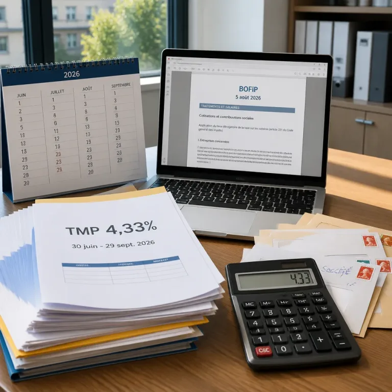 TMP T3 2026 : plafond fiscal des intérêts des comptes courants fixé à 4,33% pour juin-septembre