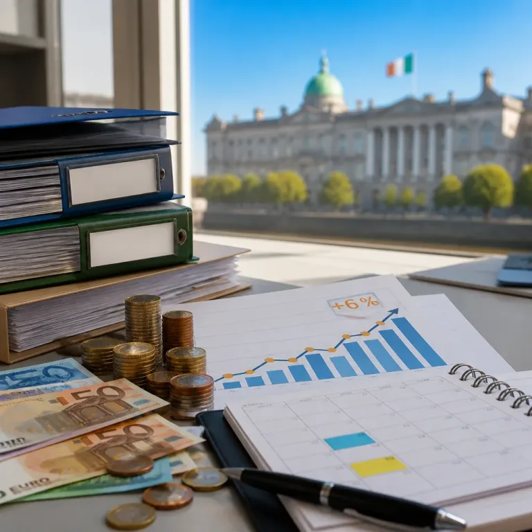 Les recettes fiscales irlandaises en hausse de 6 % : l'impôt sur le revenu et la TVA tirent la progression