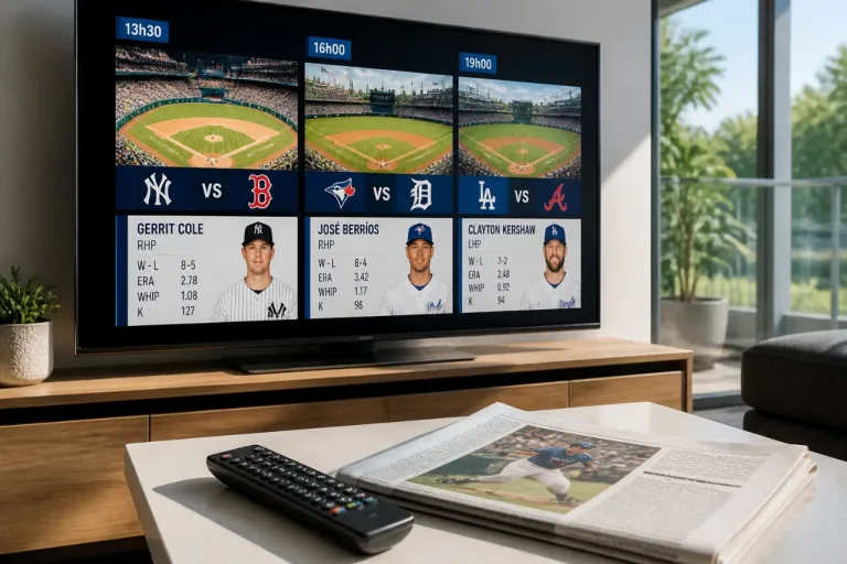 TVA Sports programme trois rencontres de baseball samedi : horaires et lanceurs annoncés