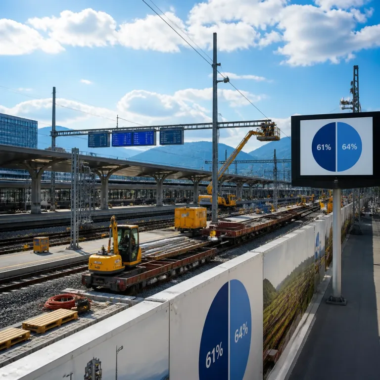 Suisse: majorité favorable à une hausse de la TVA pour financer le rail