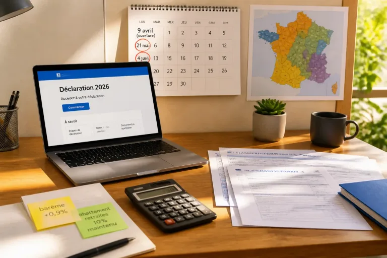 Impôts 2026: dates limites par département et barème revalorisé, ce qui change