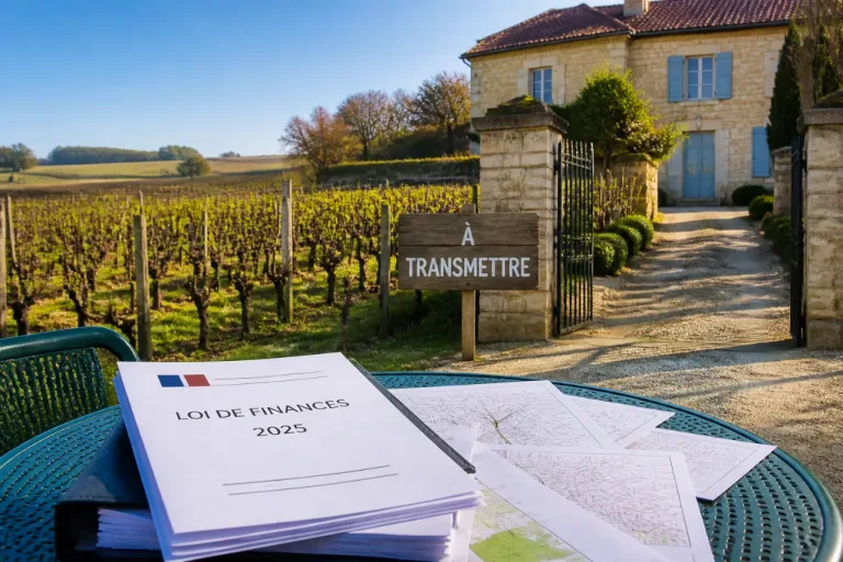 Transmission de domaines viticoles : la loi de finances 2025 hausse nettement les plafonds d’exonération