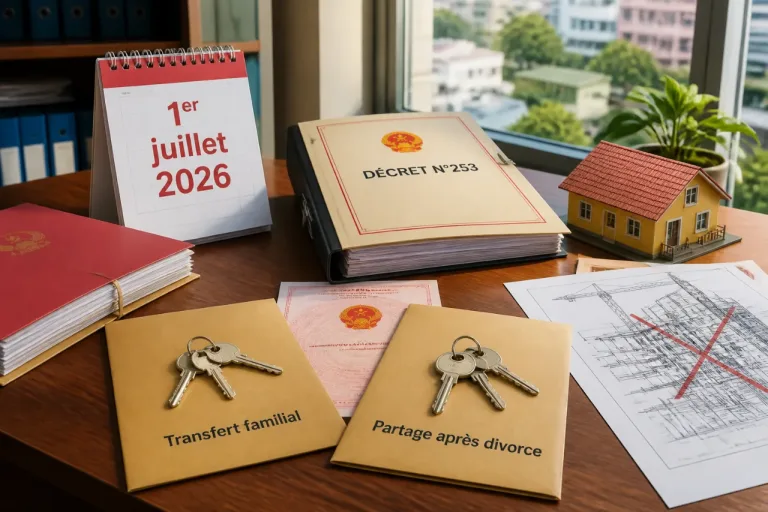 Vietnam: exonération d’impôt sur les transferts immobiliers au sein de la famille dès le 1er juillet 2026