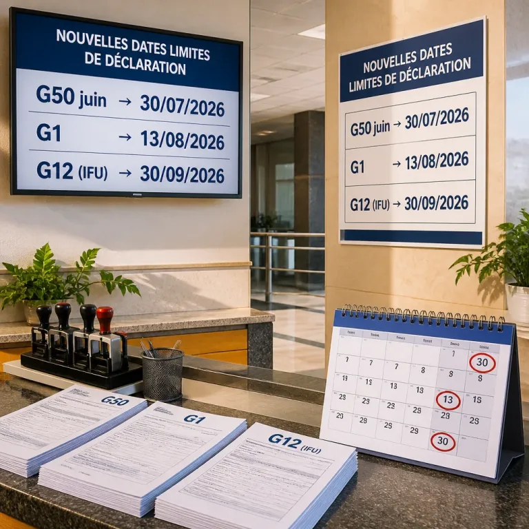 Algérie: délais fiscaux prorogés jusqu’au 30 septembre pour l’IFU, reports sur G50 et G1