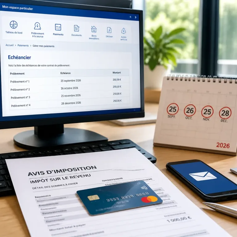 Impôt sur le revenu 2026 : quand le solde > 300 € votre paiement est étalé automatiquement en quatre fois