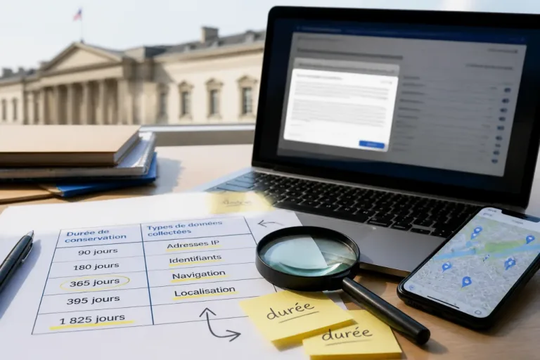 Sites et publicités : durées de cookies et données collectées par six fournisseurs listés