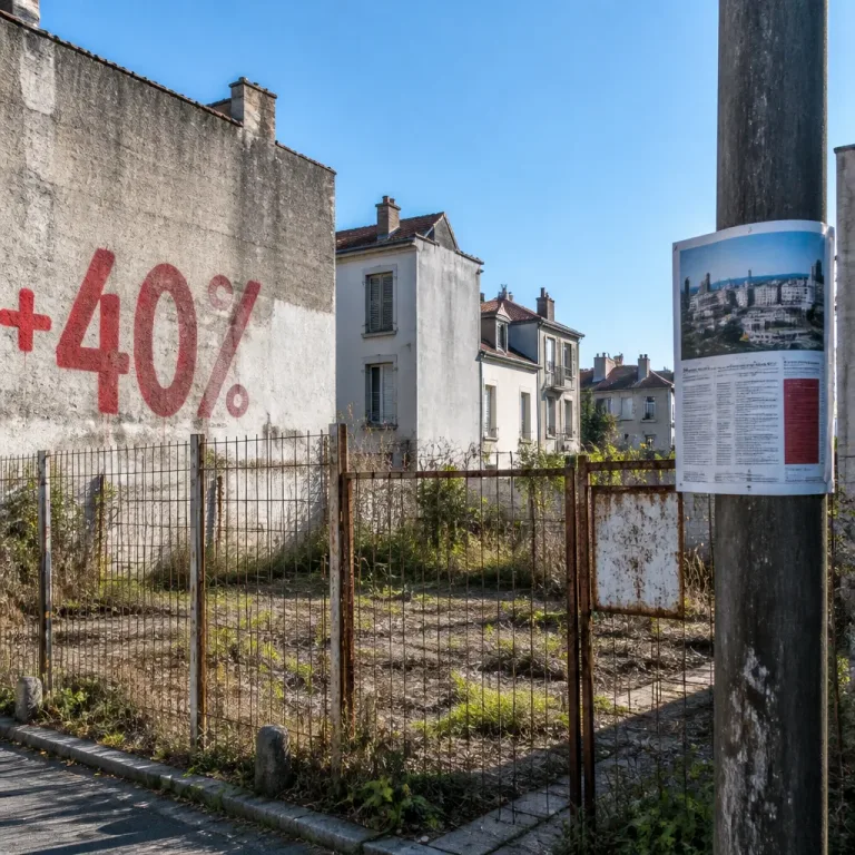 Taxer fortement les terrains abandonnés : proposition présentée comme levier contre la hausse des prix