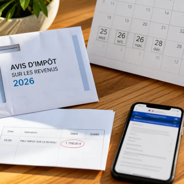 13,8 millions de foyers : calendrier et montants du prélèvement du solde d'impôt 2026
