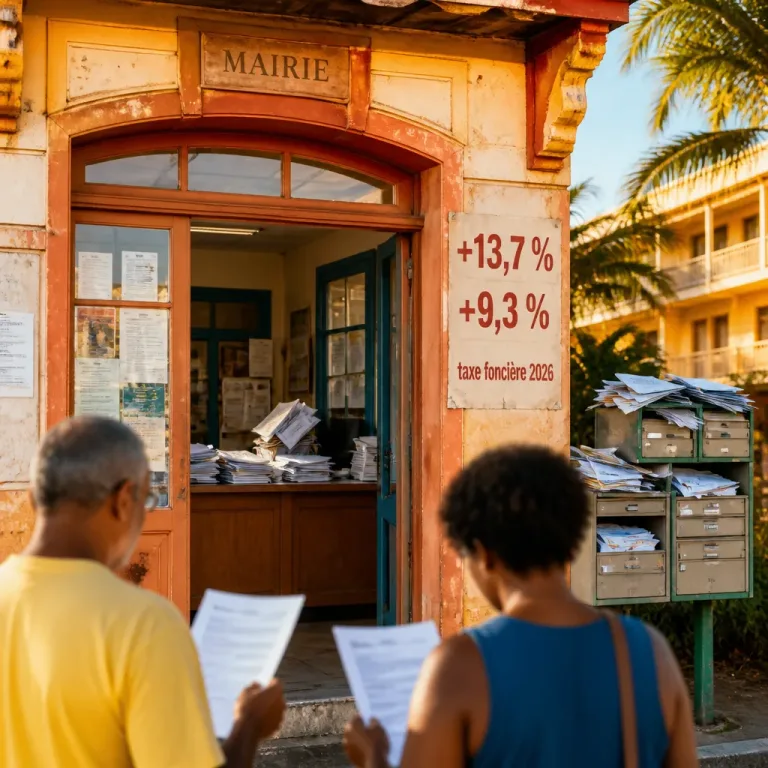 Taxe foncière 2026 : Baie‑Mahault +13,7 % et Les Abymes +9,3 %, hausses rares en année électorale