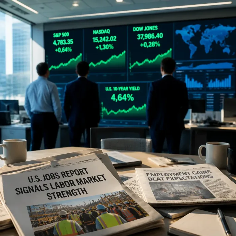 Wall Street grimpe après un rapport emploi US décevant qui freine l'anticipation d'une hausse des taux