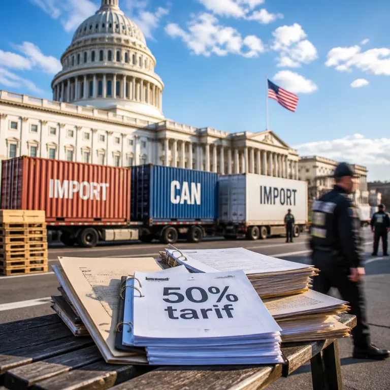 Washington active une loi de 1930 pour taxer 28 milliards $ d'importations canadiennes à 50%
