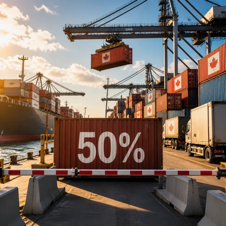 Washington instaure des droits de 50 % sur 20 milliards de dollars de produits canadiens, relançant les tensions commerciales
