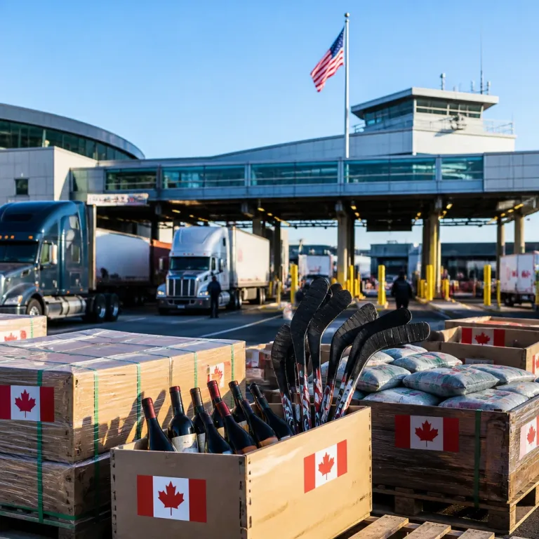 Les États-Unis imposent 50 % de droits de douane sur une large gamme de produits canadiens