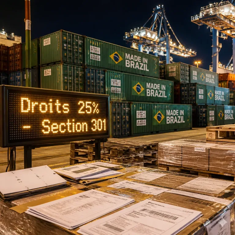 Les États-Unis instaurent des droits de 25 % sur de nombreuses importations brésiliennes, le risque d'une spirale protectionniste s'amplifie