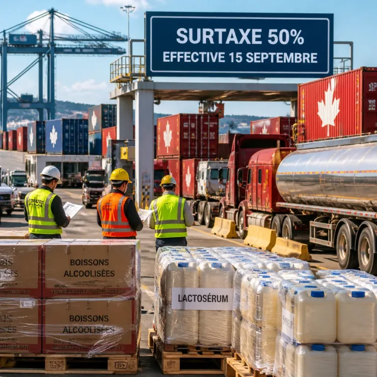 Les États-Unis interdisent des importations canadiennes et appliquent une surtaxe de 50% à partir de septembre