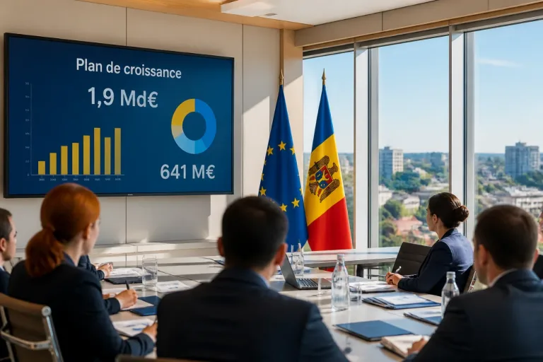 Bruxelles mise sur l'adhésion de la Moldavie et un plan de 1,9 Md€ pour transformer son économie