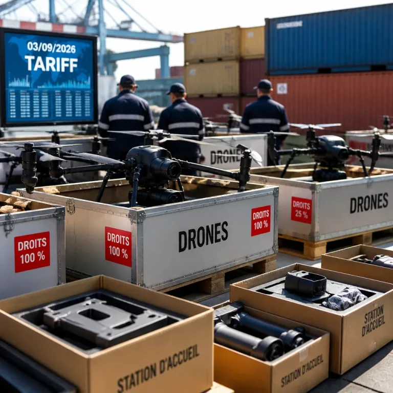 Les États-Unis instaurent des droits jusqu'à 100% sur les drones importés, premier choc pour le marché mondial