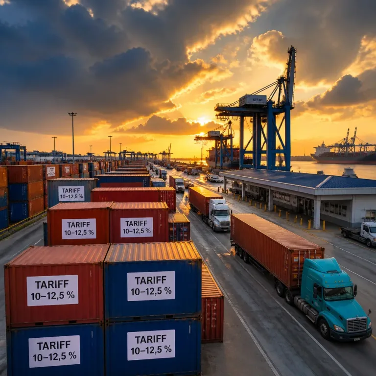 Les États-Unis rétablissent un « mur tarifaire » : 10–12,5 % sur des importations de 60 économies