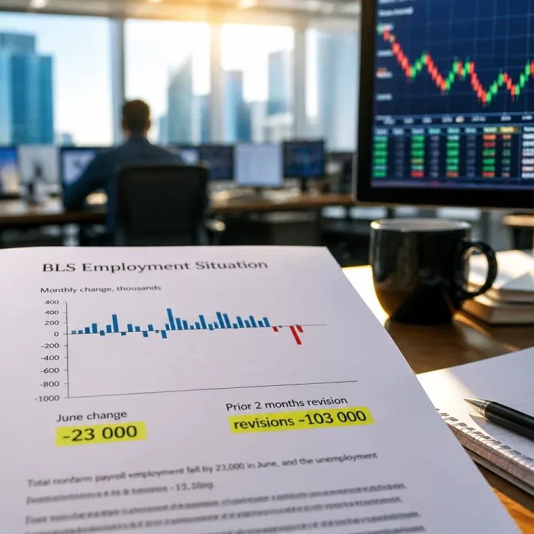 Le marché du travail américain fléchit en juillet, 23 000 emplois en moins et révisions substantielles