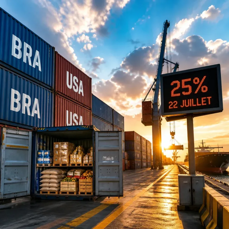 Les États-Unis imposent 25% de droits de douane sur plusieurs produits brésiliens à partir du 22 juillet