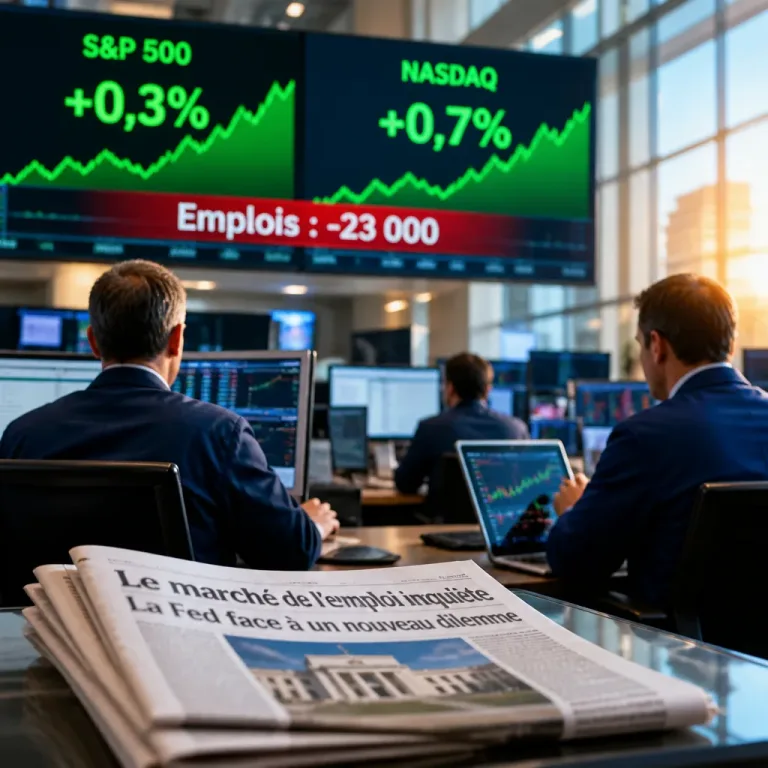 Moins d'emplois aux États-Unis : Wall Street monte, la Fed sous pression pour rester prudente